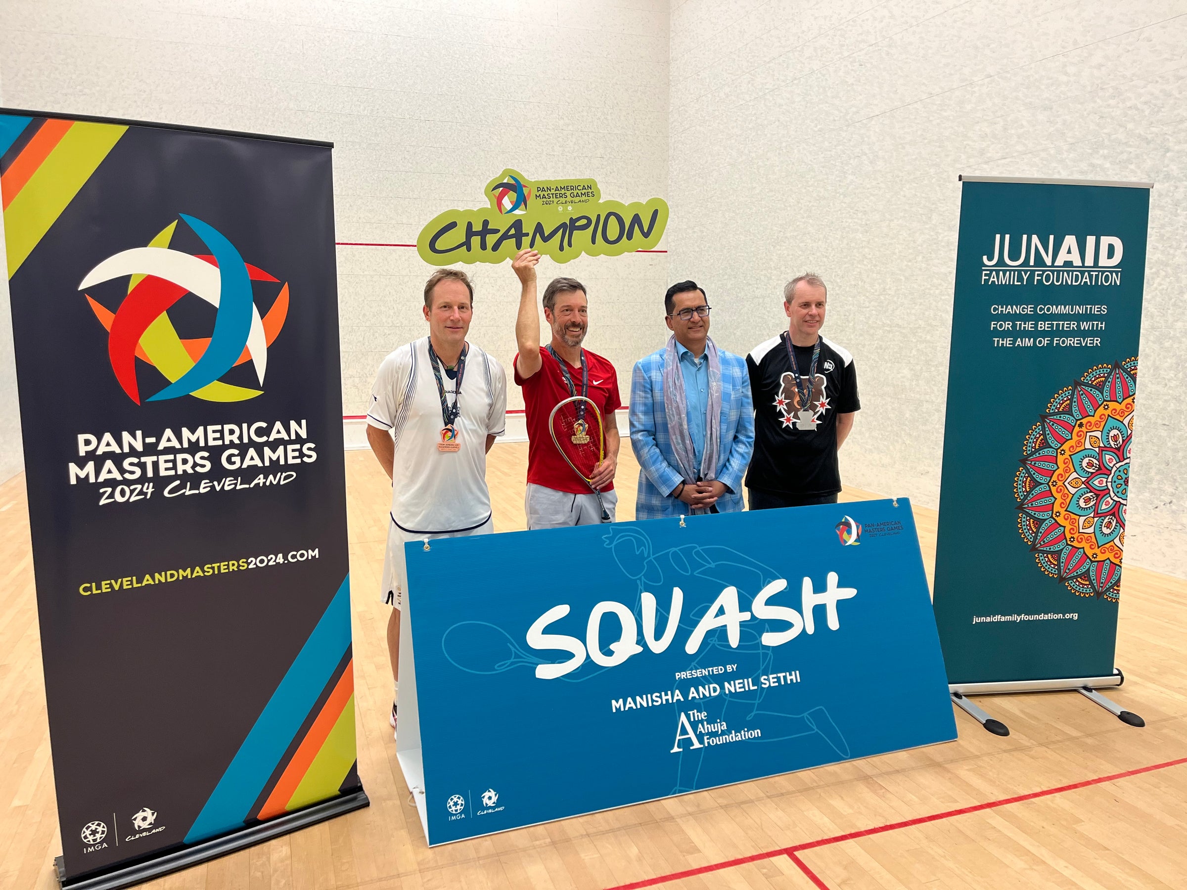 Scott Mikalachki takes home gold in the Pan Am Squash Championship!